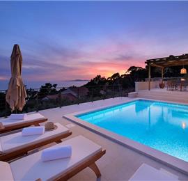 3 bedroom villa with pool and sea views Hvar island sleeps 6